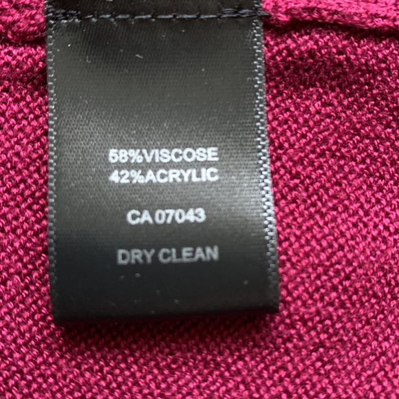 Cupio burgundy multi-style long-sleeve cardigan - Picture 5 of 6